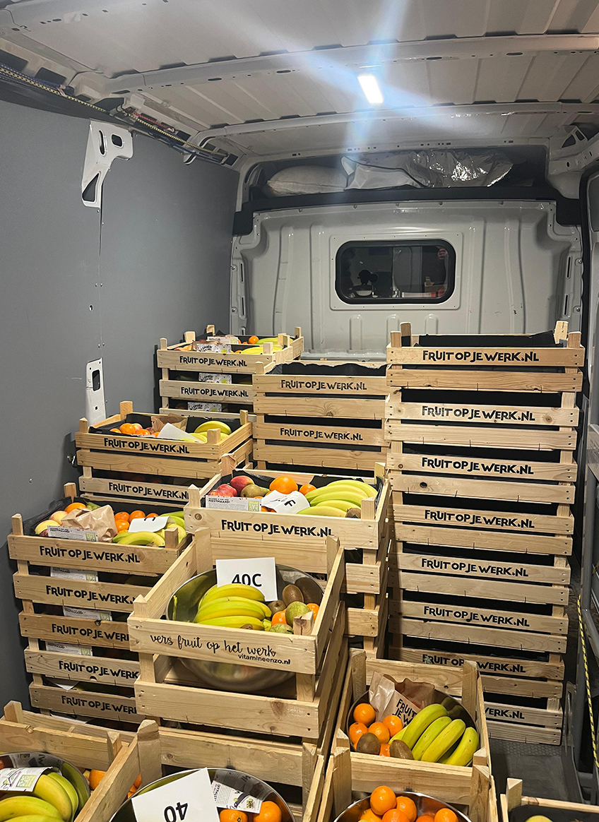 Fruit op je werk transport – Enrico’s koerierservice Zwolle